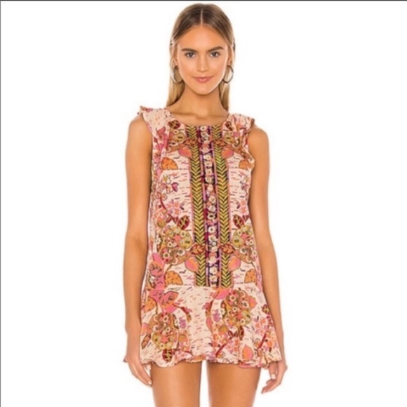 💖 Free People Summer in Tulum Mini Dress - Picture 3 of 7